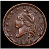Image 2 : 1863 Turban Liberty Civil War Token 1c Grades Select AU