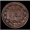Image 3 : 1863 Turban Liberty Civil War Token 1c Grades Select AU