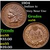 Image 1 : 1904 Indian Cent 1c Grades Choice AU/BU Slider