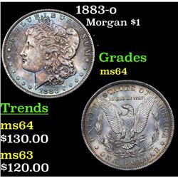 1883-o Morgan Dollar $1 Grades Choice Unc