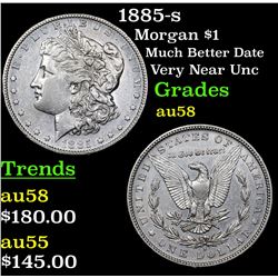 1885-s Morgan Dollar $1 Grades Choice AU/BU Slider
