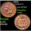 Image 1 : 1903 Indian Cent 1c Grades Select AU