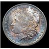 Image 2 : 1885-o Rainbow Toned Morgan Dollar $1 Grades Choice+ Unc