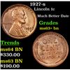 Image 1 : 1927-s Lincoln Cent 1c Grades Select+ Unc BN