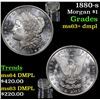 Image 1 : 1880-s Morgan Dollar $1 Grades Select Unc+ DMPL