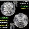 Image 1 : 1881-s Morgan Dollar $1 Grades Select Unc+ PL