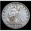 Image 2 : 1860-o Seated Half Dollar 50c Grades Unc Details