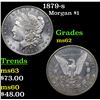 Image 1 : 1879-s Morgan Dollar $1 Grades Select Unc
