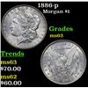 Image 1 : 1886-p Morgan Dollar $1 Grades Select Unc