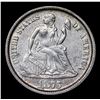 Image 2 : 1875-p Seated Liberty Dime 10c Grades Select AU