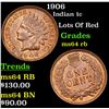 Image 1 : 1906 Indian Cent 1c Grades Choice Unc RB