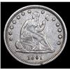 Image 2 : 1891-p Seated Liberty Quarter 25c Grades xf+