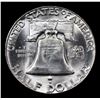 Image 3 : 1955-p Bugs Bunny Franklin Half Dollar 50c Grades Select Unc FBL