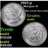 Image 1 : 1885-p Morgan Dollar $1 Grades Select Unc