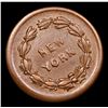 Image 3 : 1863 New York Civil War Token 1c Grades Select Unc BN