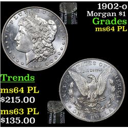 1902-o Morgan Dollar $1 Grades Choice Unc PL