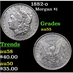 1882-o Morgan Dollar $1 Grades Choice AU