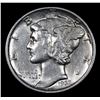 Image 2 : 1937-p Mercury Dime 10c Grades Choice AU/BU Slider