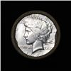 Image 2 : ***Auction Highlight*** Full solid Key date 1921-p Peace silver dollar roll, 20 coins (fc)
