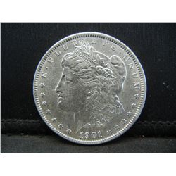 1901 Morgan Dollar AU Scarce in High Grades