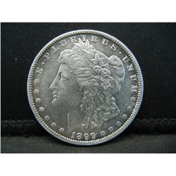 1897 O Morgan Dollar AU/BU Semi Key Date