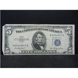 1953 $5.00 Blue Seal