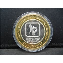 Silver Casino Token Imperial Palace