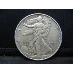 1945 Walking Liberty Half Dollar AU