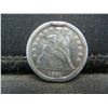 Image 1 : 1841 Seated Dime XF Bent