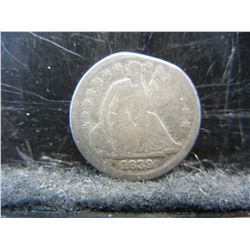 1839 Seated Half Dime