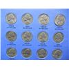 Image 6 : Complete Jefferson Nickel Set 1938-61 In Album