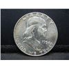 Image 1 : 1954 Franklin Half Dollar CH BU Crisp Strike