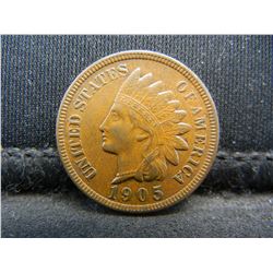 1905 Indian Cent AU/BU
