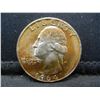 Image 1 : 1964 D Silver Washington Quarter Gem BU Coll End of the