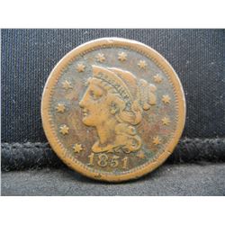 1851 Large Cent