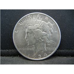 1934 D Peace Dollar Better Date
