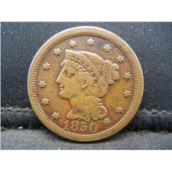 1850 Large Cent VF