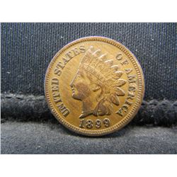 1899 Indian Cent AU++