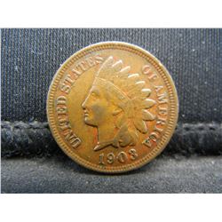 1903 Indian Cent AU