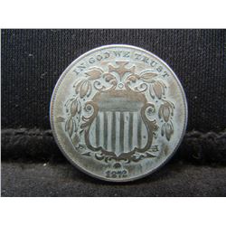 1872 Shield Nickel VF Better Date