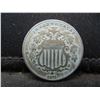 Image 1 : 1872 Shield Nickel VF Better Date
