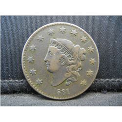 1831 Large Cent VF