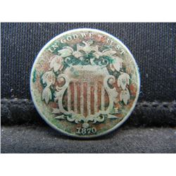1870 Shield Nickel