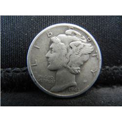 1945 Micro S Mercury Dime