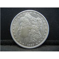 1889 O Morgan Dollar AU++ Semi Key Date