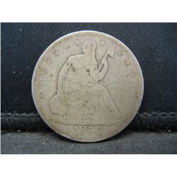 1858 O Seated half Dollar