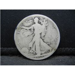 1917 S Wakling Liberty Half Dollar