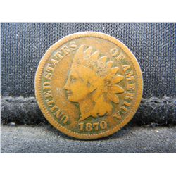 1870 Indian Cent Semi Key Date