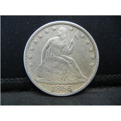 1856 O Seated Half Dollar AU