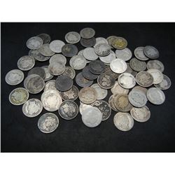 (70) Barber Dimes in Bag